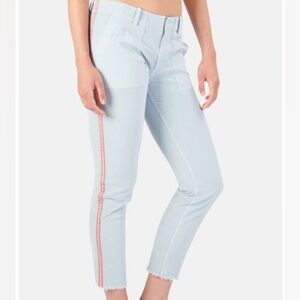 Nili Loatan Steel Blue Side Striped Jenna Pant